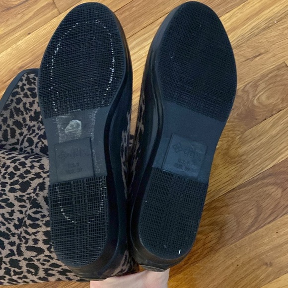 Dav Women’s Tan and Black Cheetah Print Knee High Boots Size 9 - Picture 7 of 8